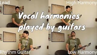 Vocal Harmonies but Played by Guitars | 'Until The End'