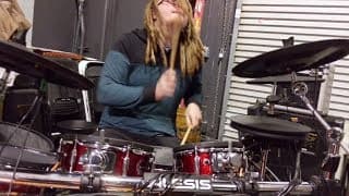 EDM with just an electronic drum set. Seriously cool.